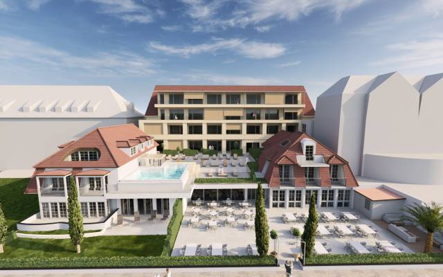 Außenansicht Umbau Hotel Engel Wittmann