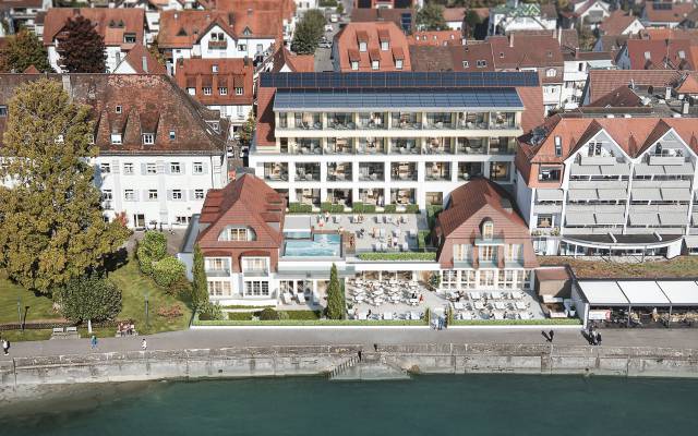 Panoramablick über Hotel Engel