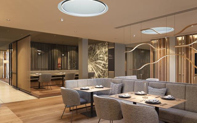 Innenansicht Restaurant im Hotel Engel am Bodensee