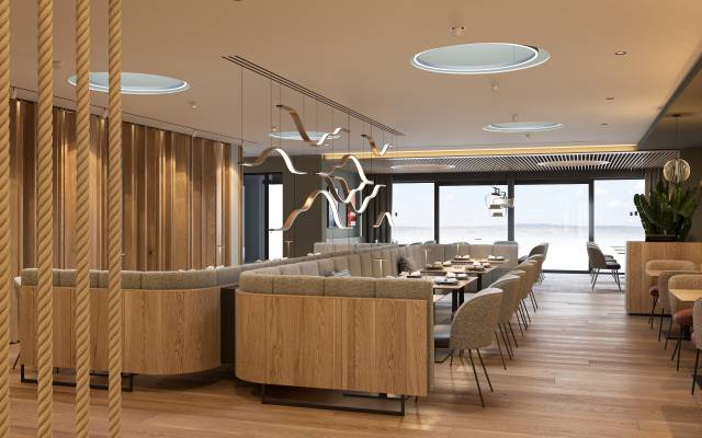 Innenansicht Restaurant im Hotel Engel am Bodensee