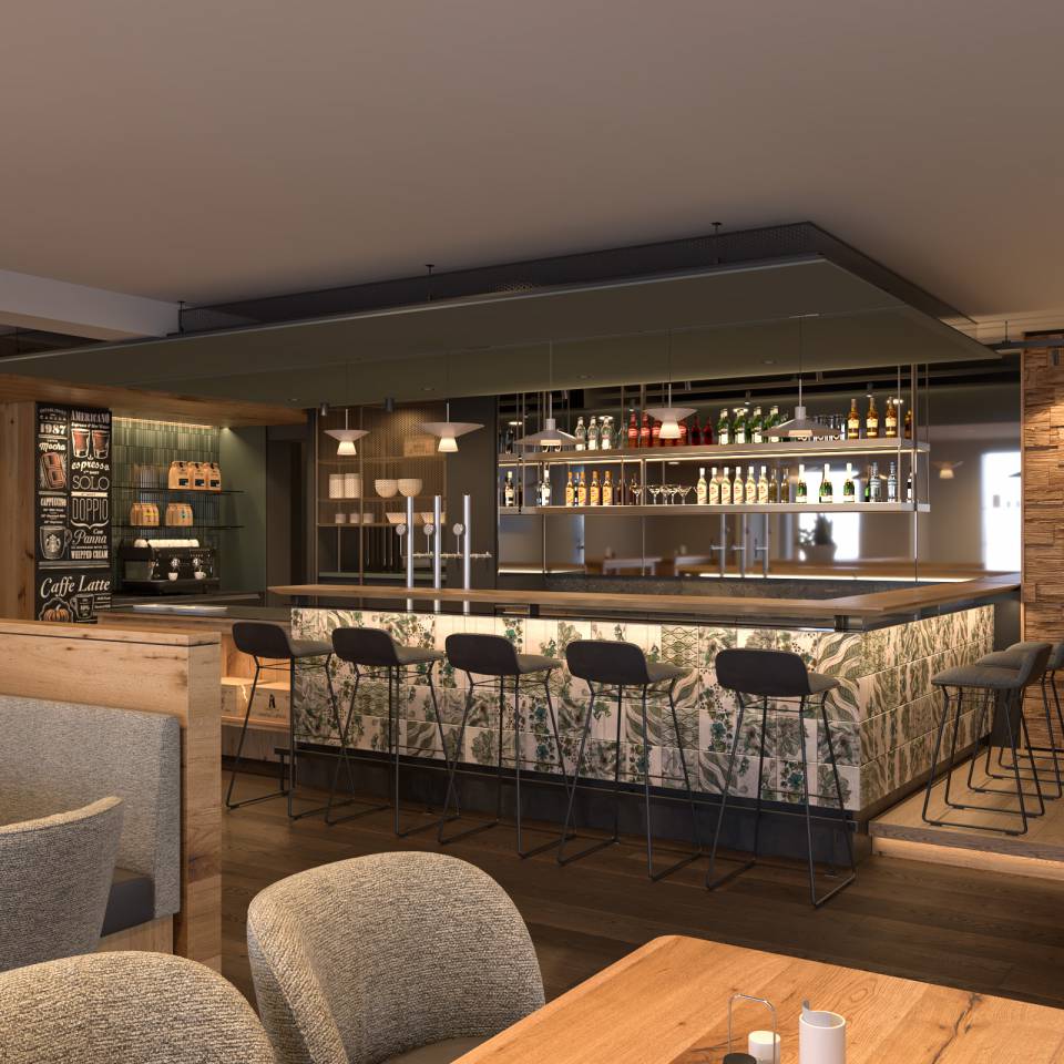 Innenansicht Bar im Hotel Engel am Bodensee