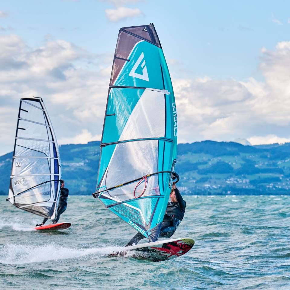 Windsurfer auf dem Bodensee
